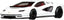 Playzo die cast Lamborghini 800 model in 1:24 scale, detailed silver collectible car with sleek design and realistic features.