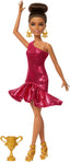Barbie Ballroom Dancer Fashion Doll with Red Ruffle Dress