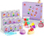 Playzokids air dry clay kit with 12 dessert house modeling clay pieces, soft, lightweight, safe, non-toxic for kids' crafting.