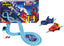 Carrera First DC Bat Wheels Race Track Set toy with colorful track pieces and Batman-themed vehicle for kids' racing fun