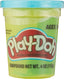Neon blue Play-Doh single can of 113g from Hasbro, showing vibrant, soft modeling dough in a colorful can.