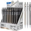 Playzokids Deli Metal Mechanical Pencil 0.5mm with durable metal body, shown in a pack of 36 for precise writing and sketching.