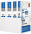 Playzokids Deli A4 presentation 2D ring binder with 3-inch rings, suitable for organizing documents and presentations.