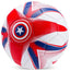 Marvel Avengers Captain America carbon fiber keychain with detailed Captain America shield design and Marvel branding.