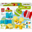 Lego 10477 3-in-1 Creative Cute Pets set with colorful Lego Duplo bricks for building adorable animal figures.
