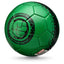 Marvel Hulk football featuring a green and purple design with Hulk's face, perfect for sports and fan collection.