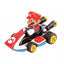 Carrera Pull & Speed Mario Kart 8 Mario toy race car on track with colorful racing environment.