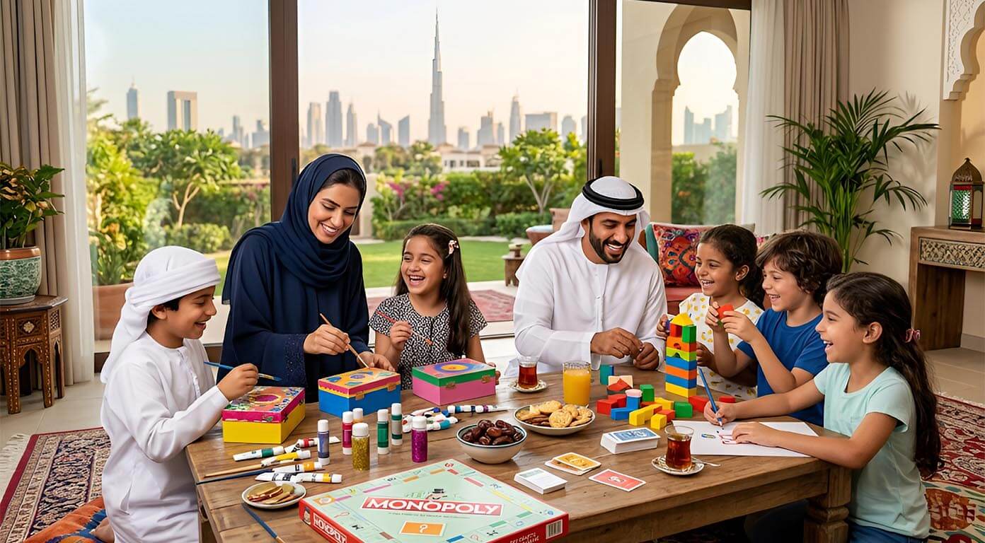 9 Fun Ways to Bring Friends and Family Together at Home in the UAE