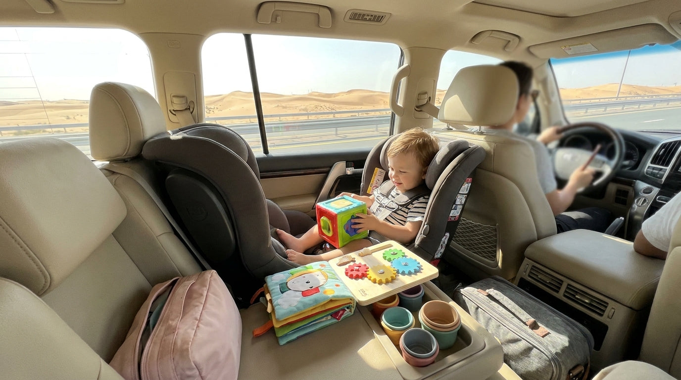 Traveling with a 0 - 3 Year Old? The Best Compact Toys for UAE Flights and Road Trips