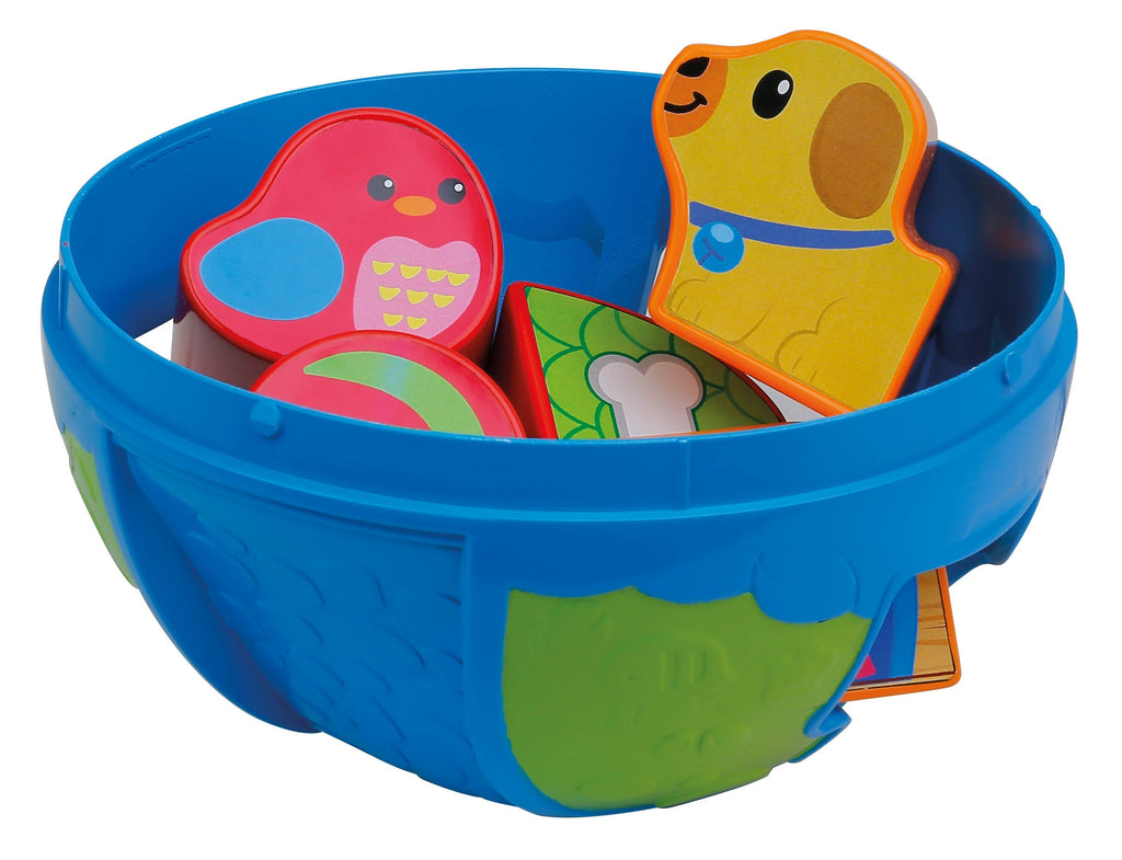 Colorful Winfun Lil' Playground Sorter Ball with multiple sections for sorting and play, designed for children's sensory development.