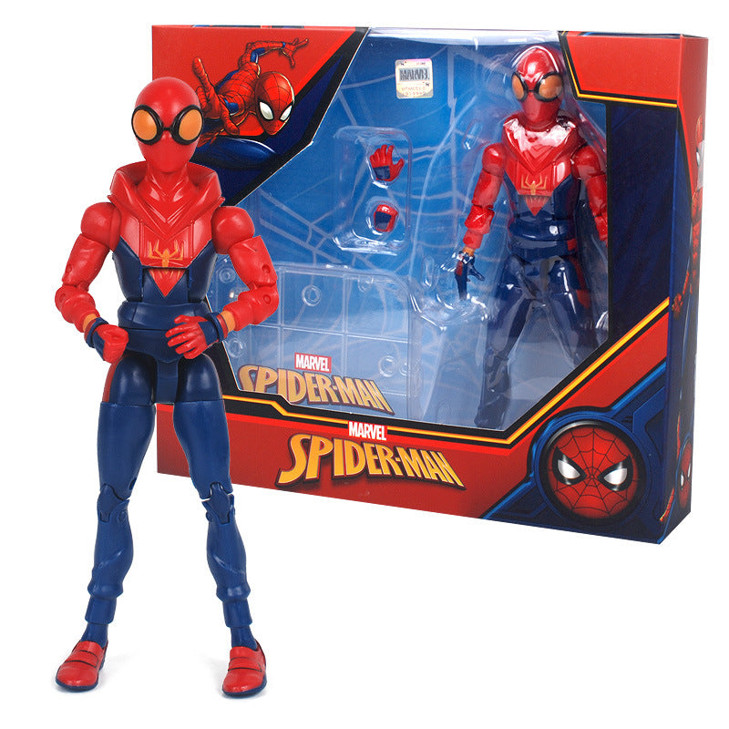 Marvel Spider-Man Peter Parker comic hero action figure, 7-inch collectible toy in dynamic pose. Main image