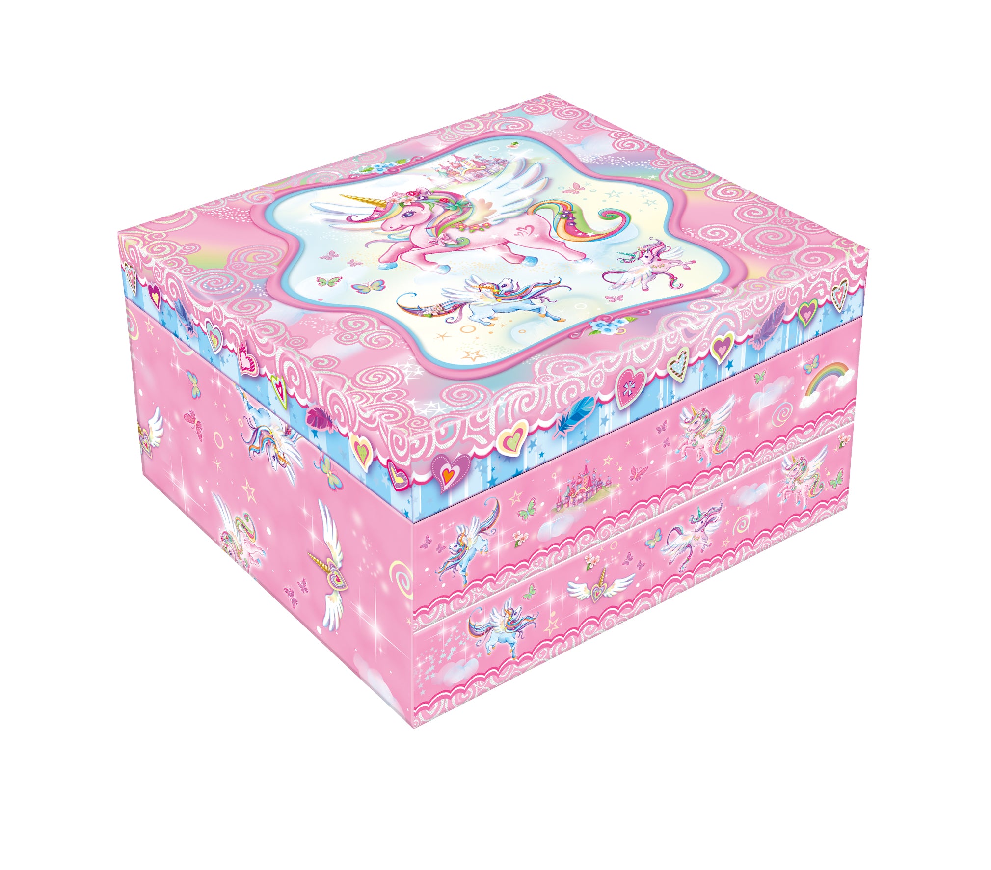 Closed PECOWARE Pecoware Stamp and Sticker Set featuring colorful rubber stamps and decorative stickers for crafting.