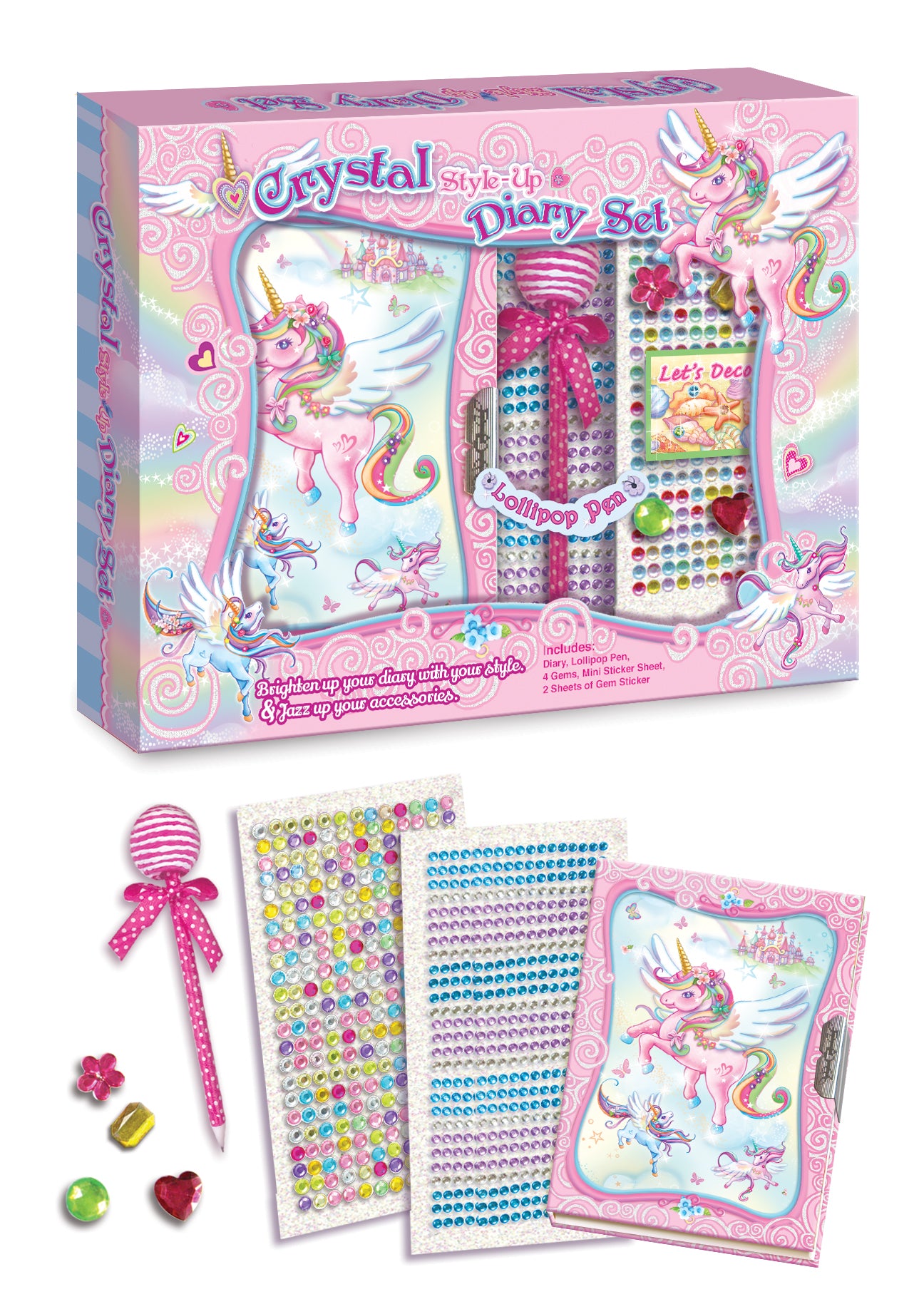 PECOWARE Style Up Diary Set featuring elegant notebooks and accessories for stylish organization and note-taking.