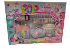 PECOWARE Pecoware Pop It Purse Nail Beauty Set with colorful pop it design and nail tools inside.