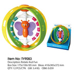 Tanny Kids Rotate and Fun Toy featuring colorful spinning disks and playful design for children's entertainment and activity.