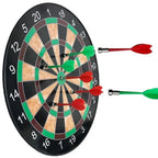 Playzokids magnetic safety dartboard, 45cm wide, with colorful magnetic darts for safe indoor play