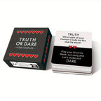 SMILE TALK Truth or Dare card game featuring colorful cards with fun prompts for parties and social gatherings.