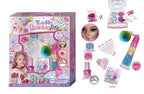 Pecoware Twinkle Decorating Fun Makeup Set with colorful brushes, sparkly powders, and playful accessories for kids' creative makeup fun.