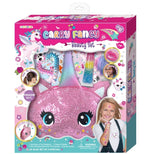 PECOWARE Carry Fancy Beauty Set toy for kids, featuring colorful pretend makeup and accessories in a compact carrying case.
