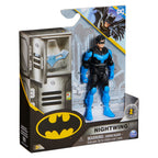 Spin Master Nightwing 4-inch action figure with detailed costume and poseable limbs, ideal for collectors and fans.
