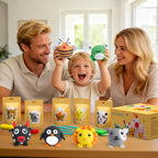 Playzokids air dry clay for kids, pet-themed 12-piece pack with tools, suitable for creative arts and crafts projects.