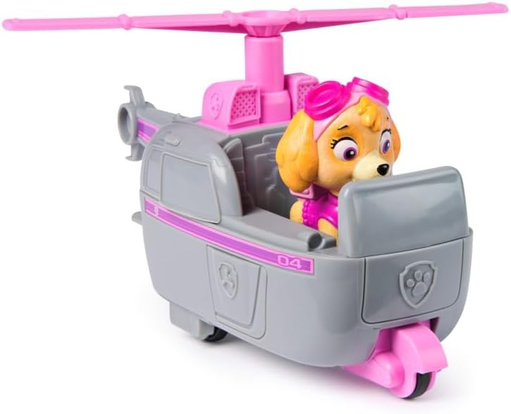 PAW Patrol, Skye’s Helicopter, Toy Vehicle with Collectible Action Figure