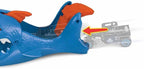 Hot Wheels City Nemesis Launcher toy from Mattel, featuring colorful vehicle launch system and playset components.