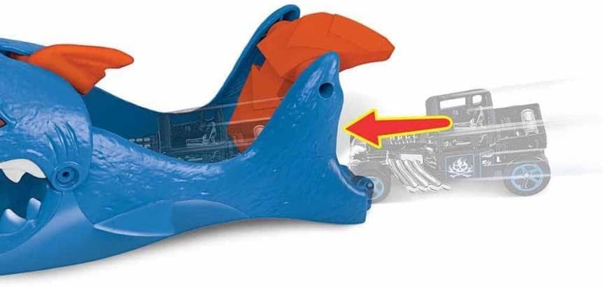 Hot Wheels City Nemesis Launcher toy from Mattel, featuring colorful vehicle launch system and playset components.