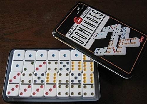 Dominoes Game Set in a Tin Case Secondary image