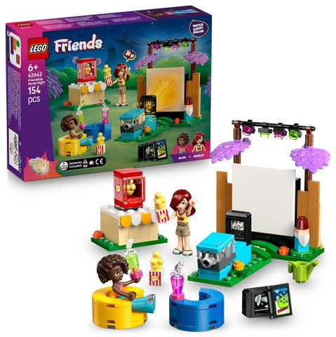 Lego LEGO 42642 Friendship Movie Night building set box showing colorful Lego bricks and themed packaging. Main image