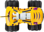 Carrera Blaze and the Monster Machines radio-controlled toy car on a colorful play surface, featuring vibrant graphics and detailed design.