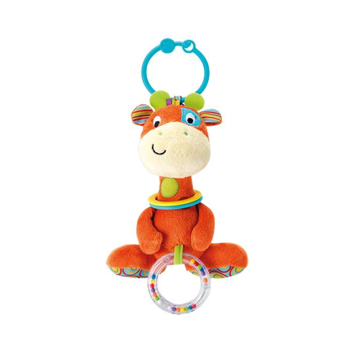 Patch the Giraffe Rattle with Rings