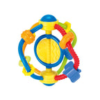 WinFunGrip Play Rattle for infants, featuring colorful design and soft grip handle, ideal for sensory development and easy holding.