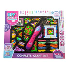 DIY Jewelry Braiding Kit for kids, complete craft set with colorful threads and tools for making DIY jewelry and accessories.