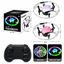 RC Mini Drone – Rainbow LED Light-Up Flying Toy with Remote