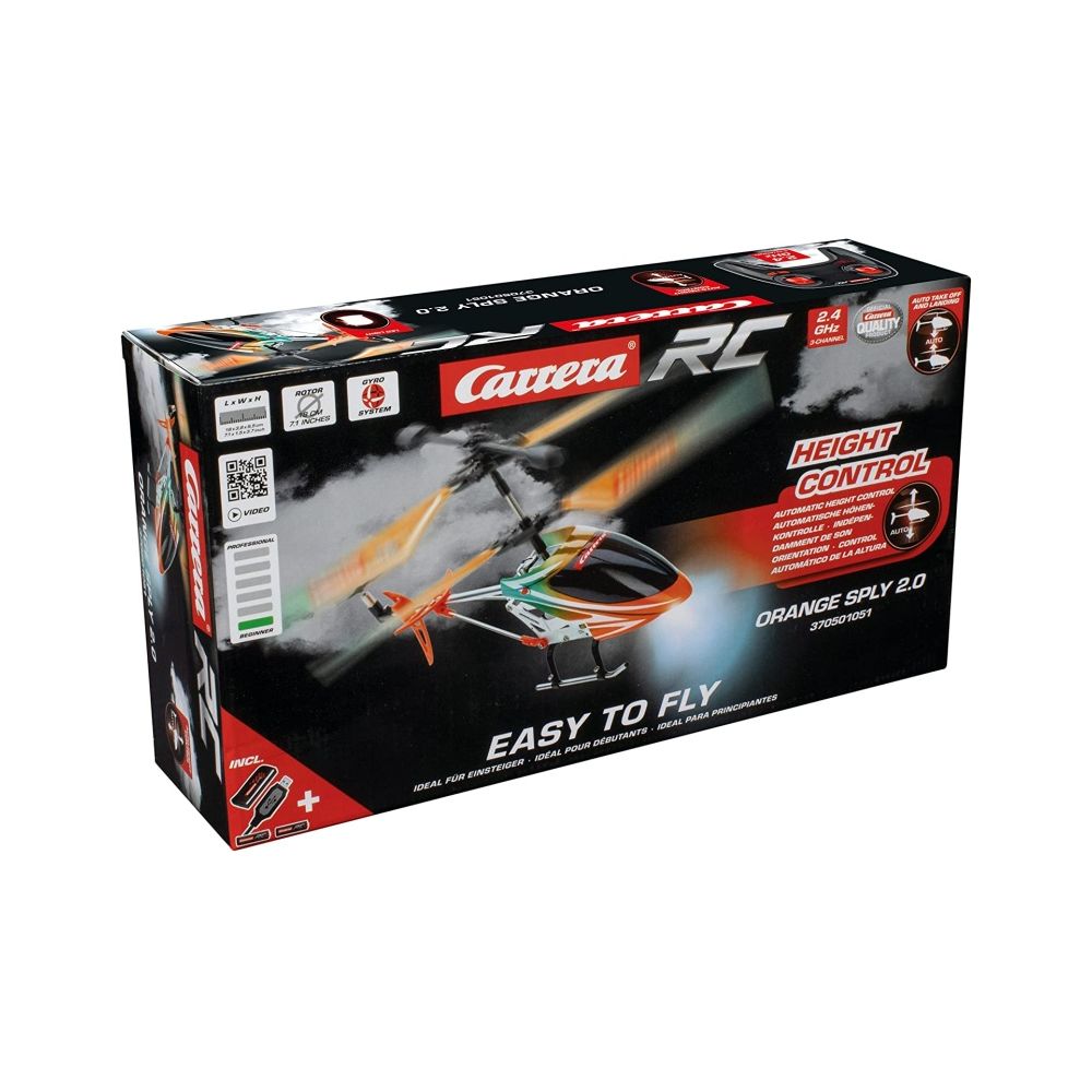 Carrera Orange Sply 2.0 RC Helicopter Secondary image