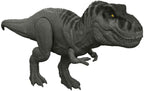 Jurassic World Tyrannosaurus rex Dino figure with detailed scales and fierce expression, perfect for dinosaur enthusiasts.