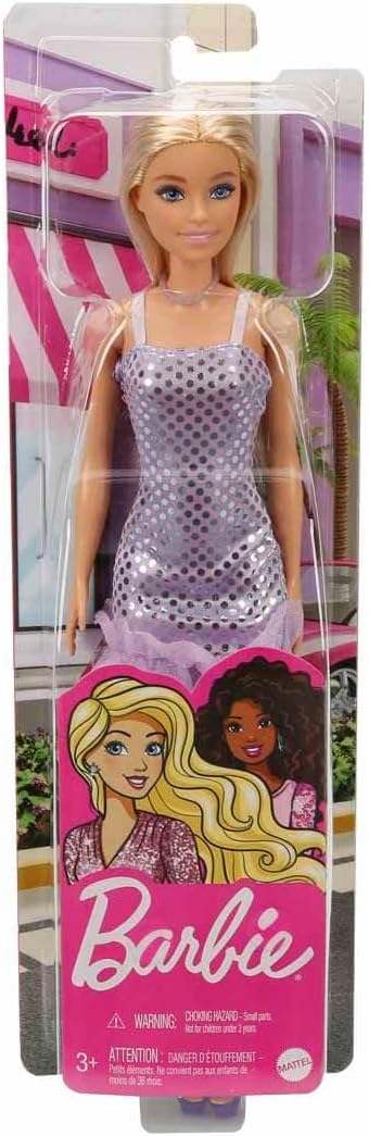 Barbie in A Purple Polka Dot Dress