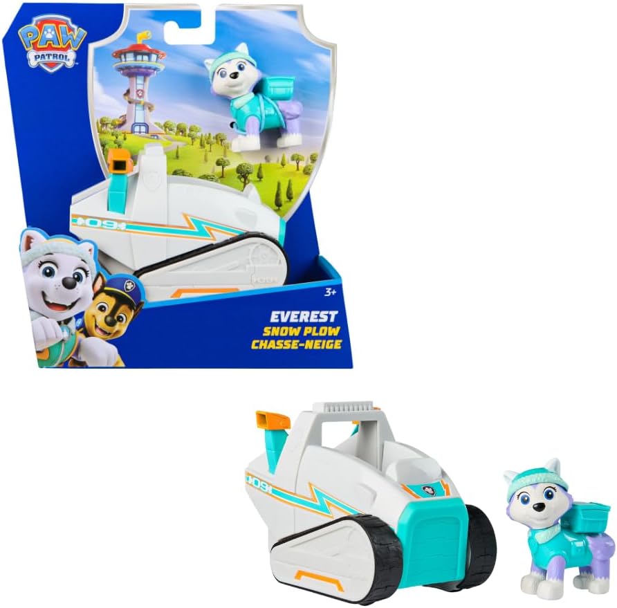 PAW PATROL, Snowmobile with Everest Toy Figure Secondary image