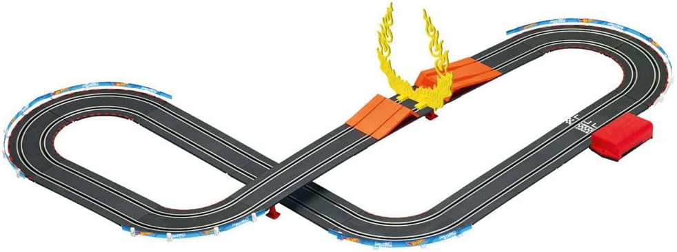 Carrera Hot Wheels Turbo Looping toy set with colorful race track, cars, and looping sections for kids' racing fun. Main image