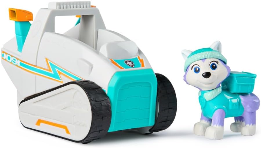 PAW PATROL, Snowmobile with Everest Toy Figure