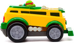 Teenage Mutant Ninja Turtles Shell Smasher Karts toy featuring Raphael from Funrise, with detailed Raphael action figure and kart.