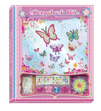 PECOWARE Scrapbook kit with colorful paper, stickers, and crafting supplies for creative scrapbooking projects.