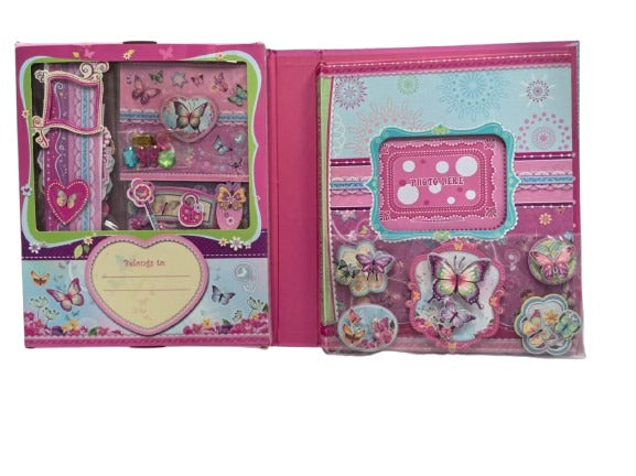 PECOWARE Scrapbook kit with colorful paper, stickers, and craft supplies for creative scrapbooking projects.