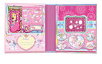 Open PECOWARE Pecoware scrapbook with colorful pages and decorative embellishments for creative scrapbooking projects.