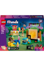 LEGO 42642 Friendship Movie Night set featuring LEGO minifigures and detailed movie-themed accessories for creative play.