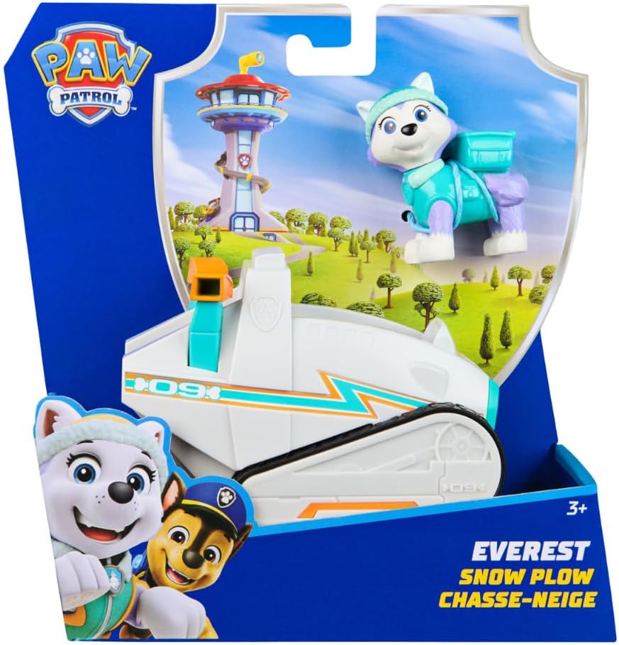 PAW PATROL, Snowmobile with Everest Toy Figure