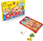 Hasbro Classic Operation game with a plastic board, character pieces, and game tools for children.