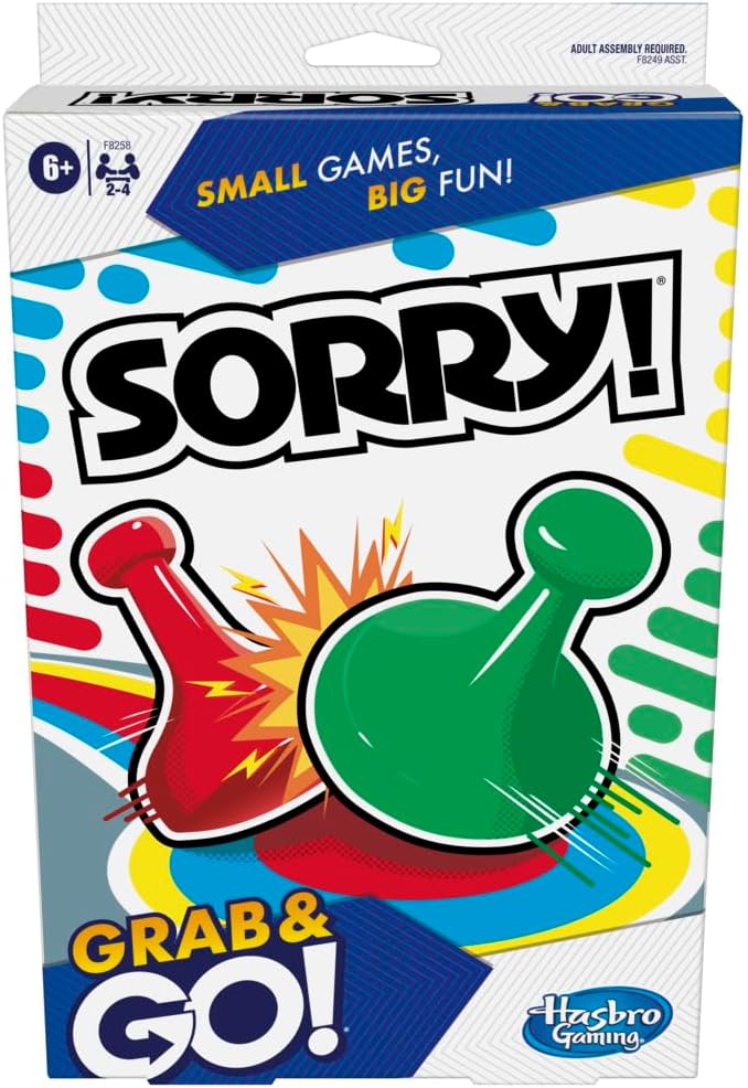 Sorry! Grab and Go Travel-Sized Board Game