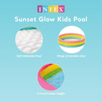 Intex Sunset Glow Pool, Ages 2+ Multicolor, 147 x 33 cm